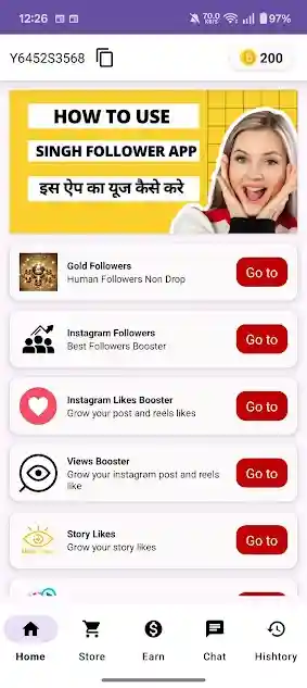 Screenshot of Singh Followers Android